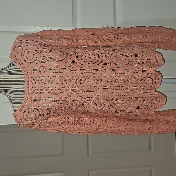 Oliver. o Women Crochet Top Eyalet Blouse SW3522 style Size L Conyon Clay - Picture 2 of 12